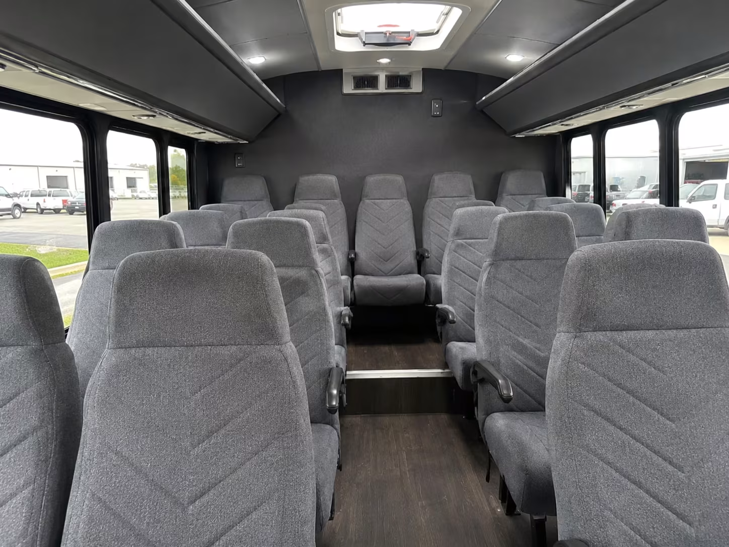 20 passenger minibus interior