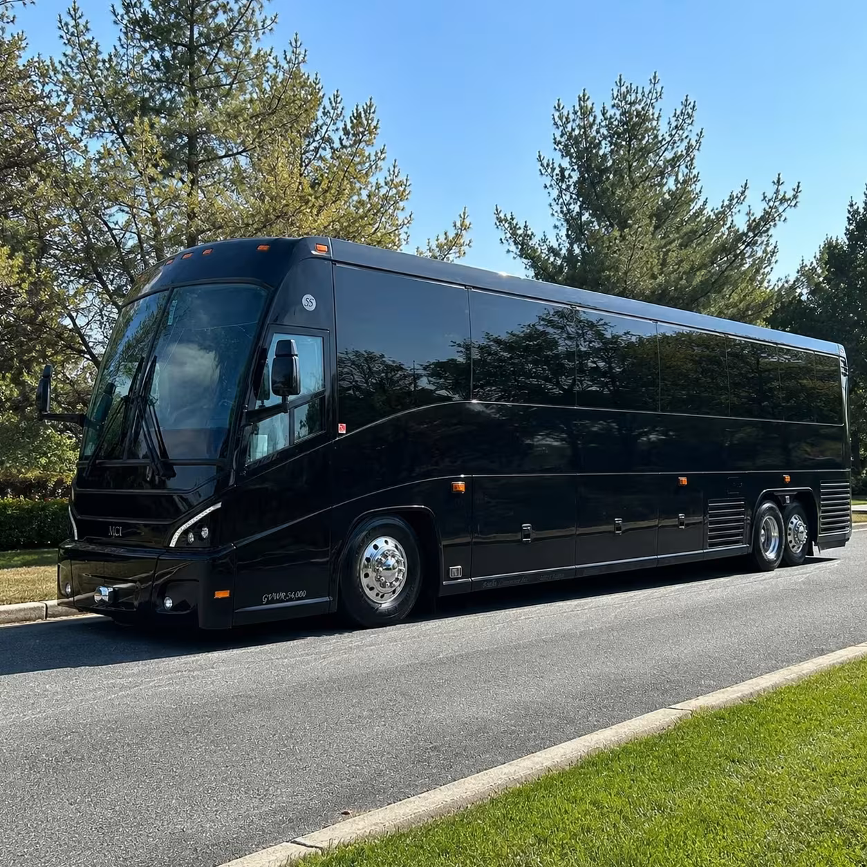 fall river charter bus rental exterior
