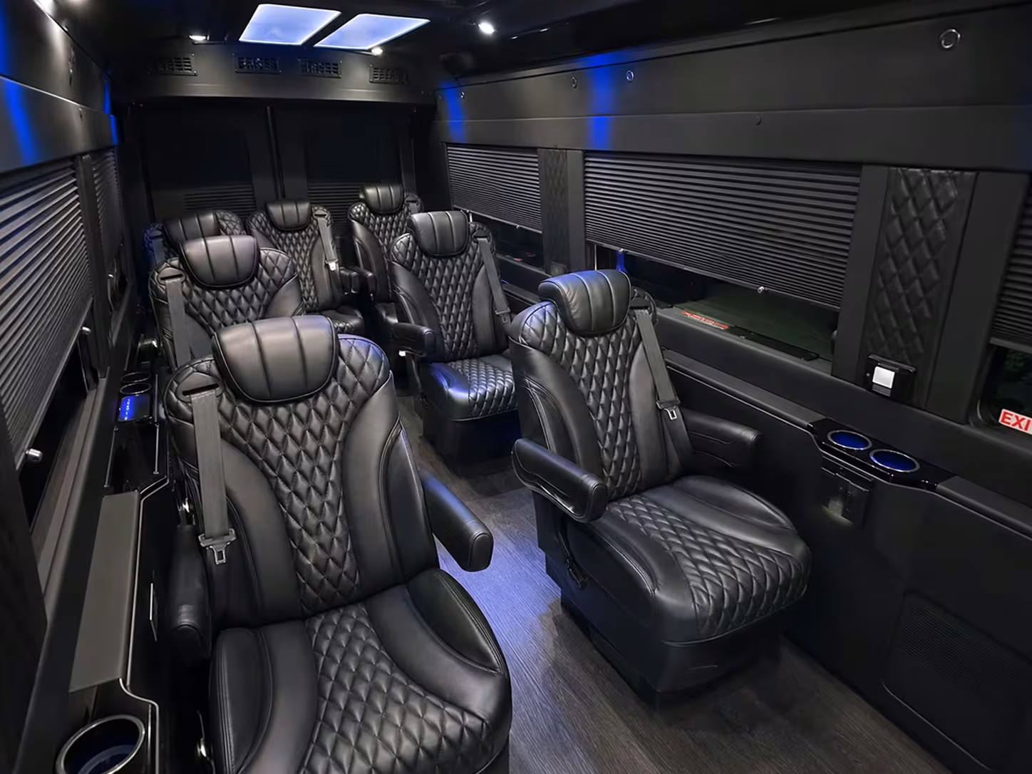 sprinter van with driver inside